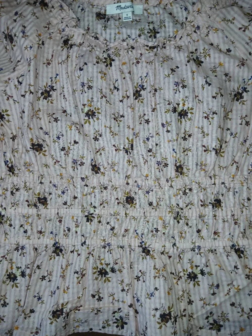Madewell Cottagecore Boho Floral Print top S